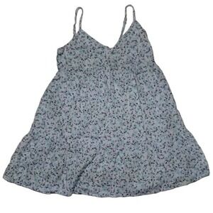 Wild Fable Floral Mini Dress V-Neck Sleeveless Casual Sundress Size S